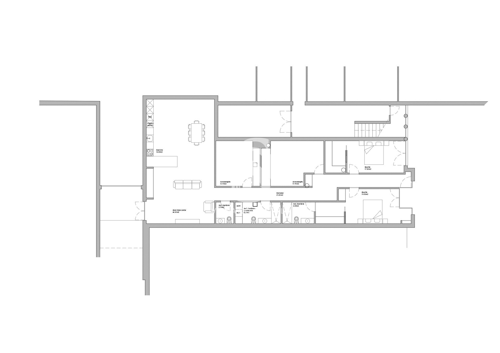 Apartamento T2+2