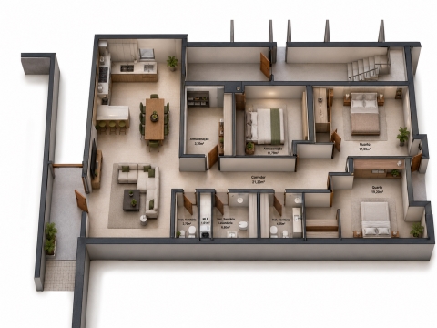Apartamento T2+2