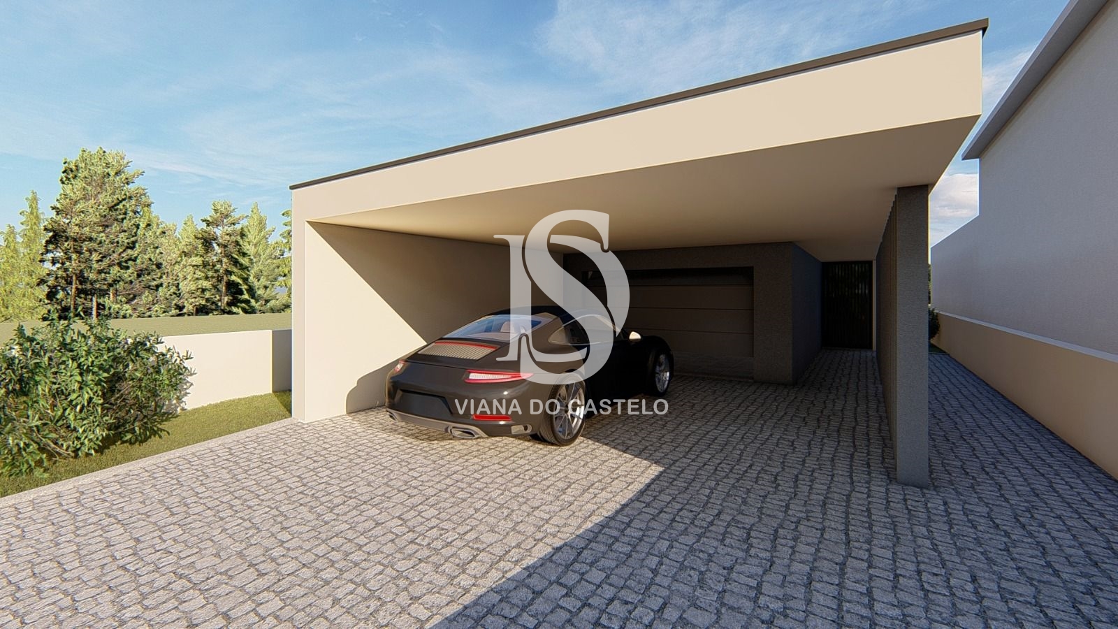 Terreno com projeto aprovado em Vila Nova de Anha